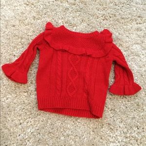 JANIE AND JACK CABLE KNIT SWEATER
